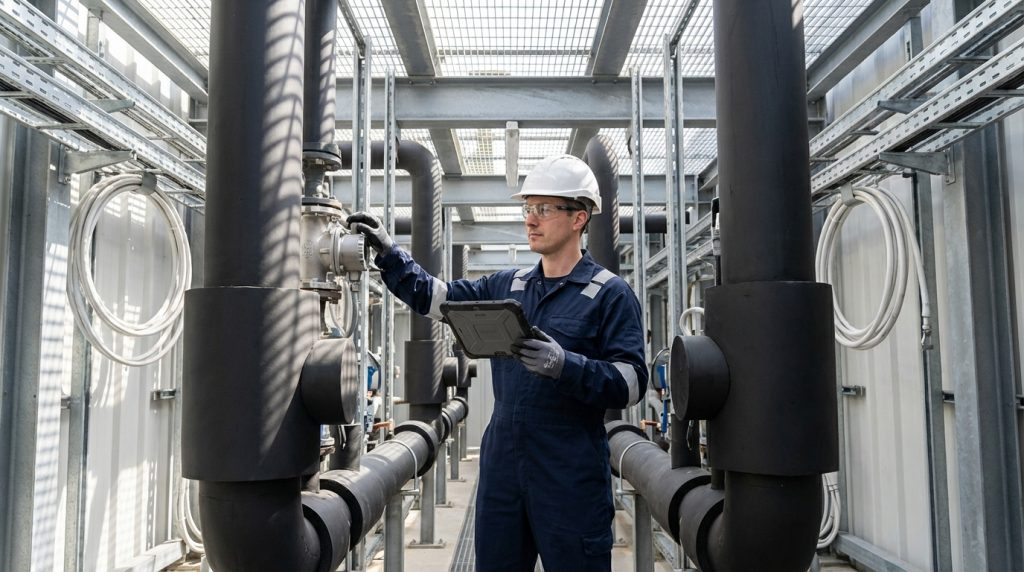 E&I Engineer werkt aan elektrische en instrumentatie-installaties in de industrie