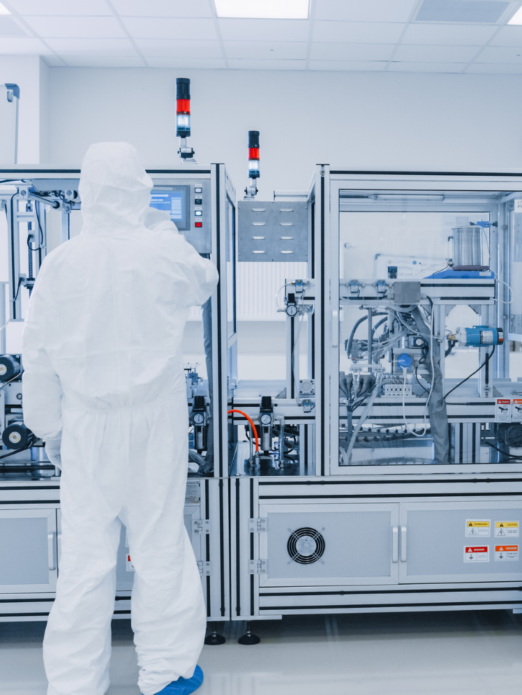Specialist in beschermende cleanroomkleding bedient geavanceerde apparatuur voor High Tech & MedTech vacatures bij Morgan Green.